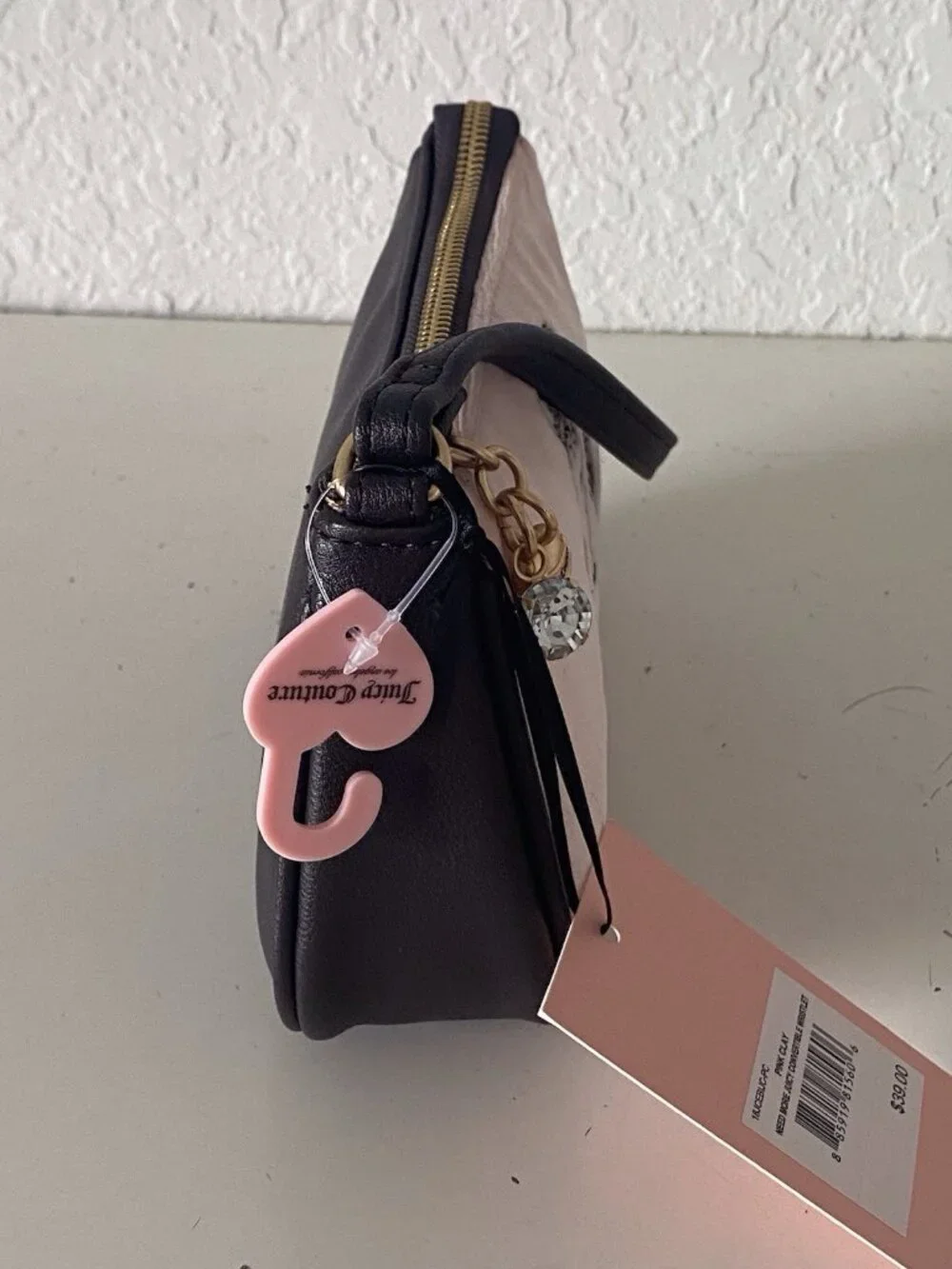 Juicy Couture‎ Couture Need More Juicy Convertible Wristlet Pink Clay NEW